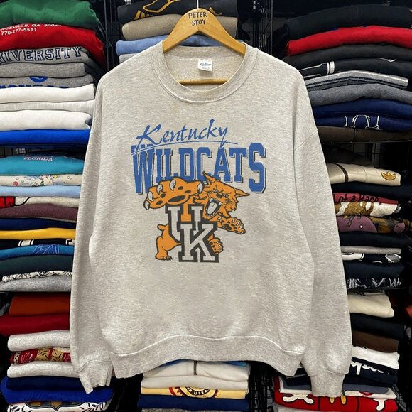 Vintage NCAA University of Kentucky Wildcats Sweatshirt Retro Men Women Shirt - Picture 1 of 2